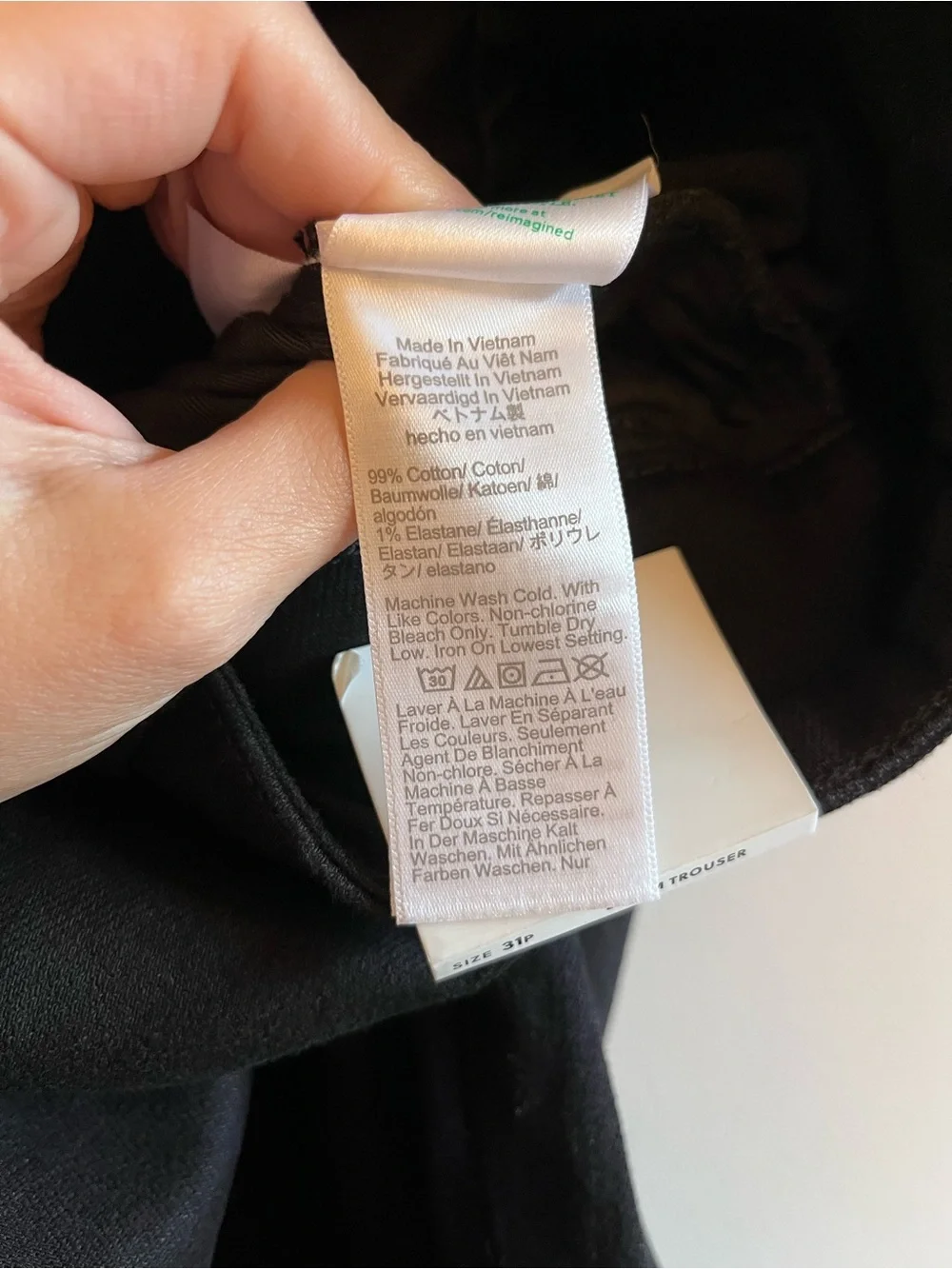 J. Crew black wide